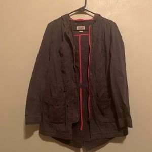 Gray Military Style Jacket
